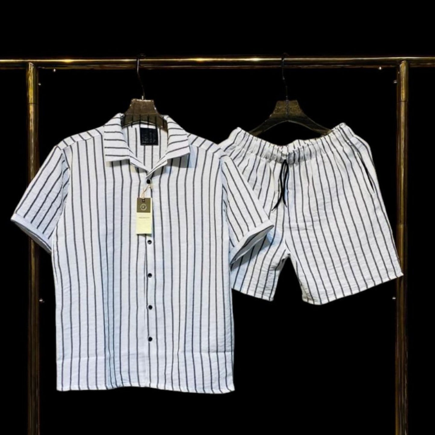 Half Shirt With Nikker Combo Set